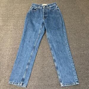 Everlane The Curvy 90s Cheeky Straight Jeans Womens 24 Ankle Blue Denim Mid Rise